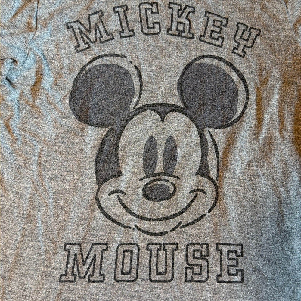 Little sleepies grey Mickey Mouse shirt 2T